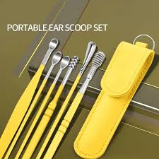 Ear Wax Cleaning Kit, 6 Pcs portable ear spoon