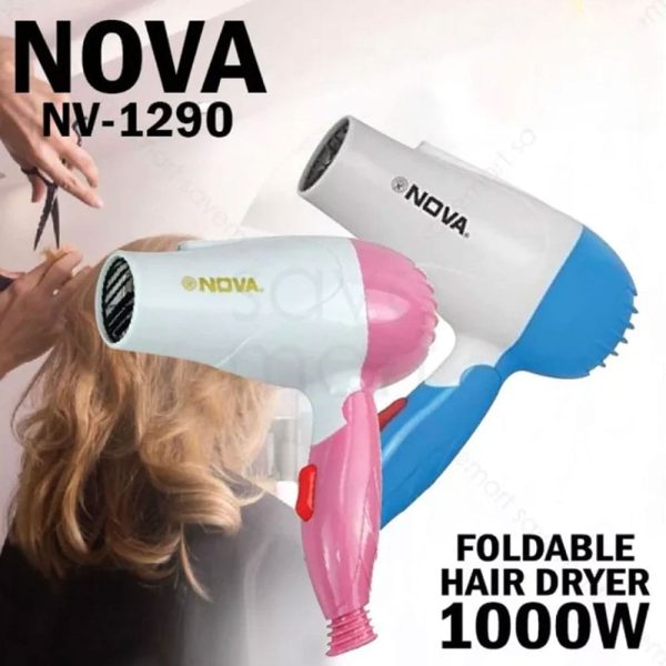 Nova Foldable Hair Dryer  (random Color)